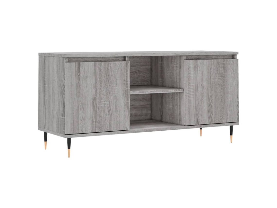 Móvel de Tv Derivados de Madeira Cinzento Sonoma 104x35x50 cm MAISON EXCLUSIVE