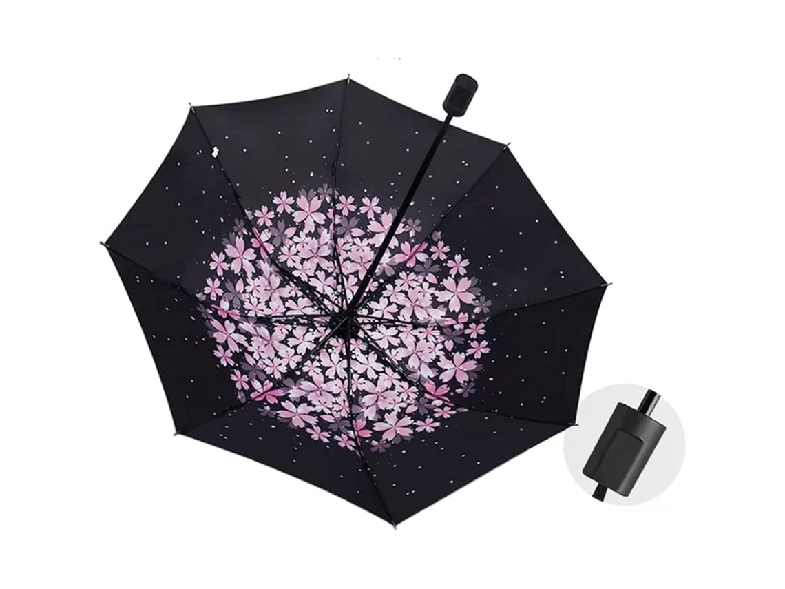 Guarda-chuva De Viagem Leve Para Sol E Chuva, Compacto E Resistente Ao Vento Para Homens, Mulheres E Crianças