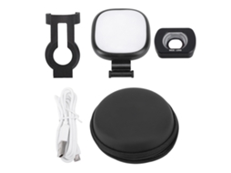 Luz Led Para Pocket 3 Ajustável 3 Temperaturas De Cor Com Lente De Ângulo Largo Para Câmera De Ação E Filmagem