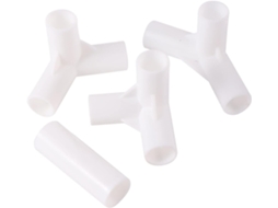 Pacote com 50 conectores em T de 90 120 e 135 graus com diâmetro interno de 16 mm S/MARCA