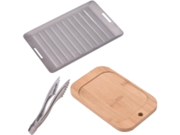 Conjunto De Pinças Antiaderentes Para Churrasco, Individuais, Resistentes E Práticas, Para Uso Externo E Doméstico