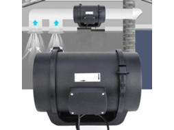 Ventilador De Duto Motor Ec 8 Polegadas 760cfm