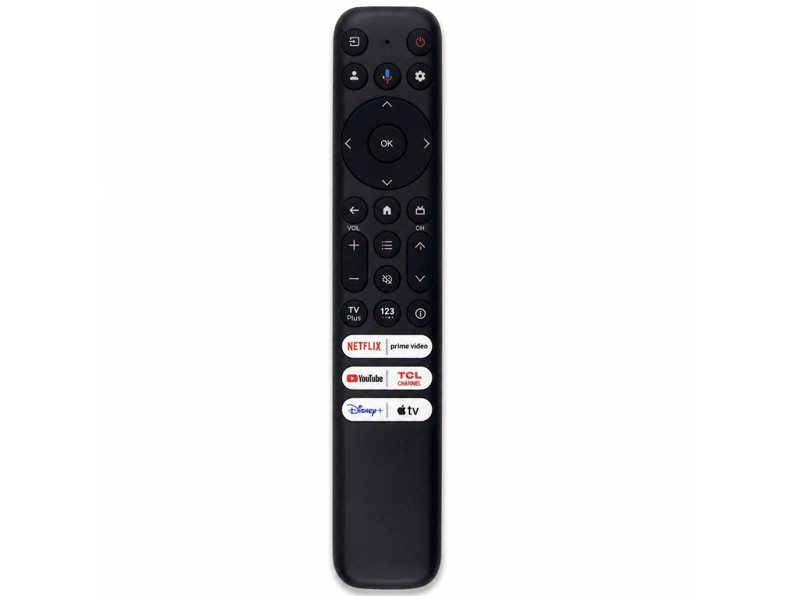 Comando À Distância Infravermelho Rc813 Compatível Com Tvs Tcl, Sem Função De Voz