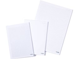 Recarga para Cadernos INGENIOX Branco (A5 - Pautado - 50 Folhas)