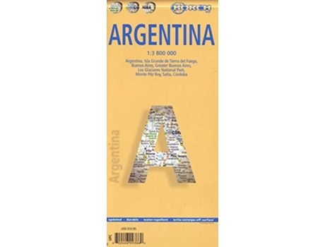 Livro Argentina, Argentinien, Borch Map de Borch (Inglês)