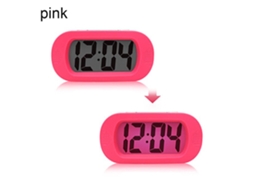 Despertador Com Soneca Relógio Eletrônico Rosa Slowmoose