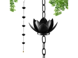 Corrente de Chuva Decoração de Jardim para Coleta de Água da Chuva, Alternativa Decorativa para para Arquitetos, CHABERLU
