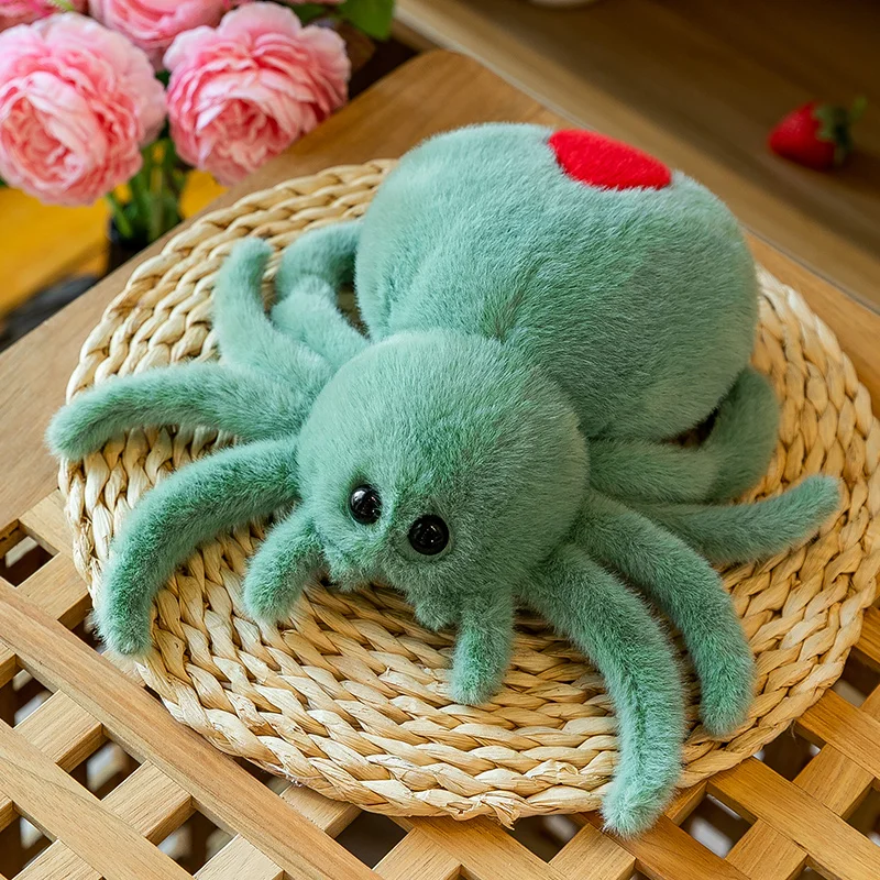 (verde, 25cm) Aranha De Pelúcia, Adorável Brinquedo De Pelúcia