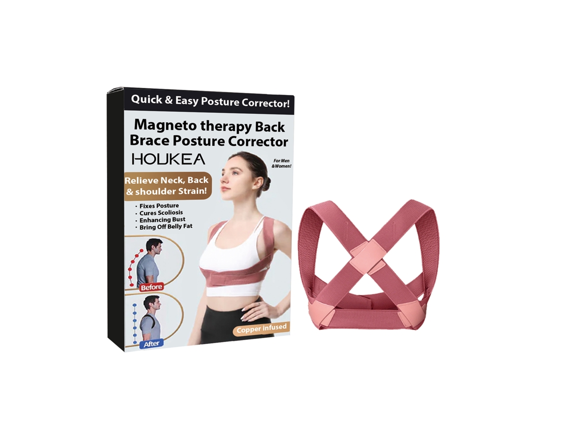 Cinto Lumbar Rosa Apoio Postural Saudável