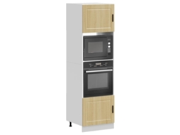 Vidaxl Armários Forno 2 Pcs Porto Derivados De Madeira Carvalho Sonoma