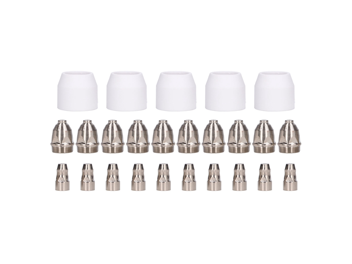 25pcs Consumíveis de Tocha de Corte Plasma com Eletrodo e Bico P80 S/MARCA