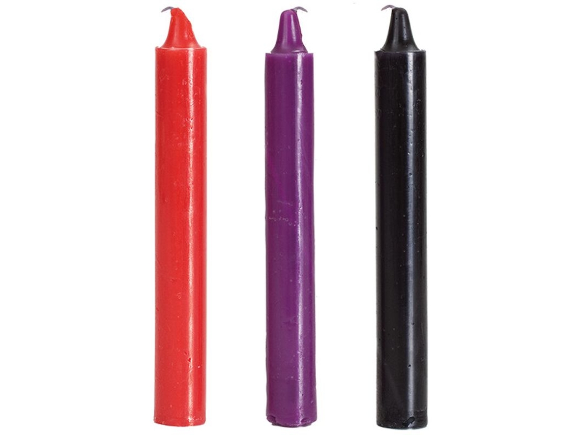 Pacote de 3 velas japonesas de gotejamento DOC JOHNSON