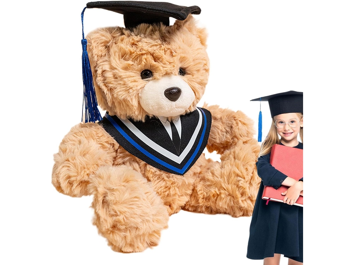 Urso De Pelúcia Para Parabéns Pela Formatura - Boneco Pano Macio