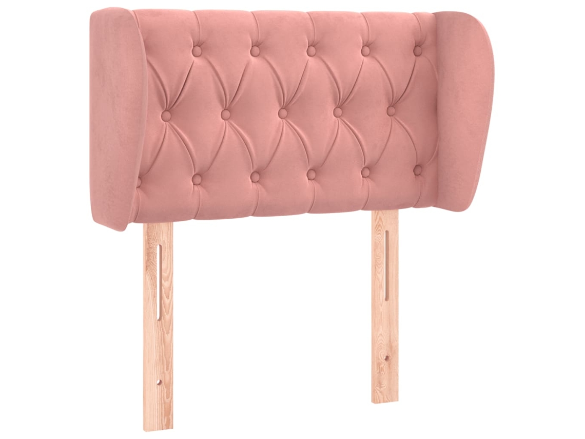Headboard, Headboards Vidaxl Cor-de-rosa Veludo (83 X 23 X 78/88 Cm)
