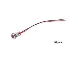 Indicador Led Aviso Metálico Bem-10c Ip65 À Prova D'água Sunflare