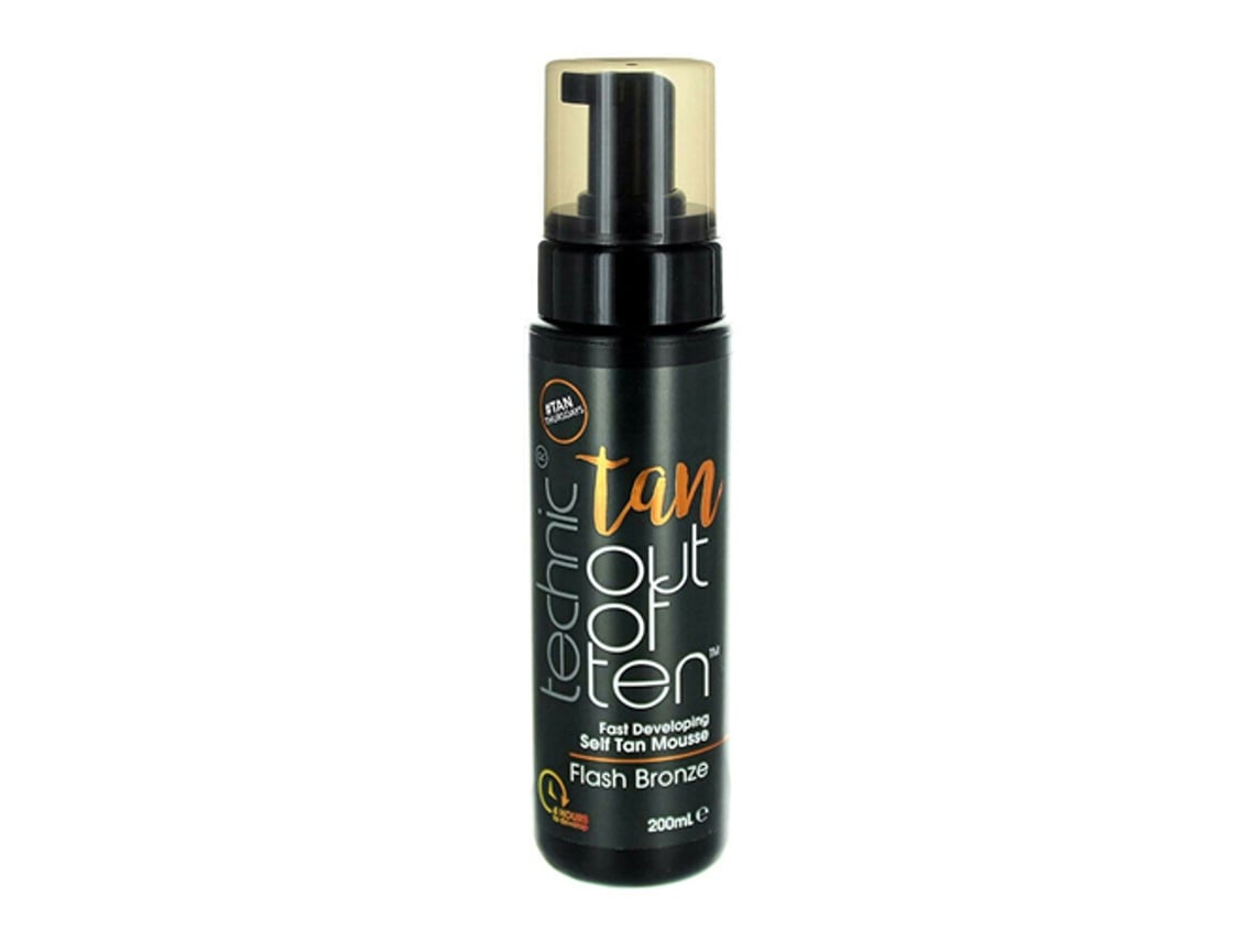 Bronzeador Rosto e Corpo TECHNIC Tan10 Flash Bronze Mousse Dark