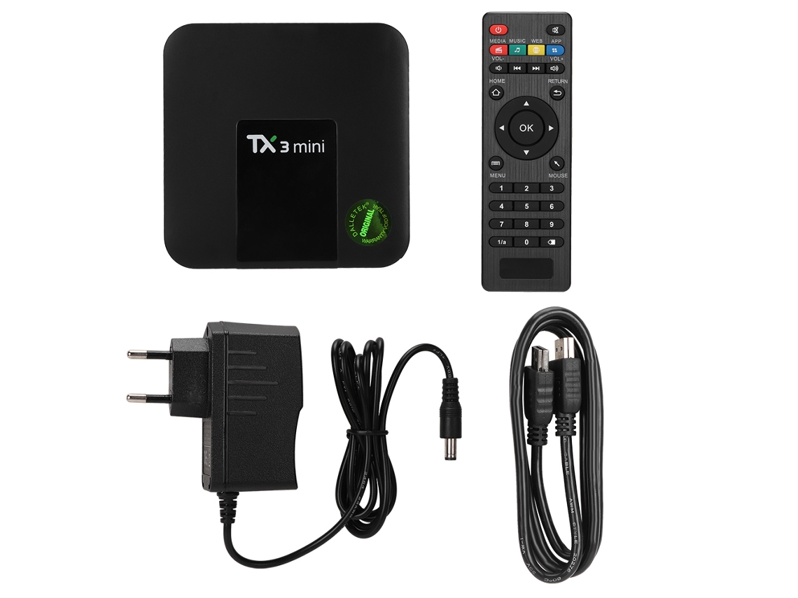 Iptv Hdtv Box Tv Com Decodificação H.265 Para Android 7.1, Plug Ue, 110 240v Truyuety (216g)