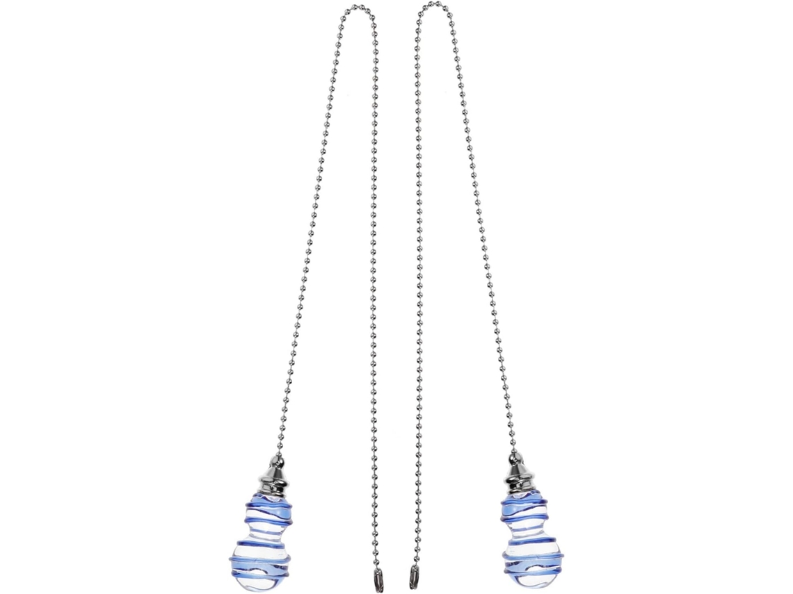 Conjunto De 2 Correntes Com Pingente Abóbora Para Ventilador Teto,