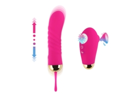 Brinquedo sexual rosa para estimulação do ponto G do clitóris, vibrador de pulso feminino para orgasmos mais rápidos, vermelho
