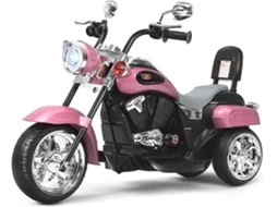 Scooter Eléctrica Para Crianças, Scooter Eléctrica 6v Para Crianças, 91 X 48 X 64 Cm, Scooter A Pilhas Com Música (rosa Claro)