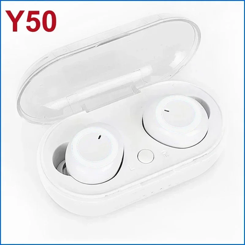 Fones De Ouvido Bluetooth Intra-auriculares Estéreo Esportivos Tws À Prova D'água (branco)