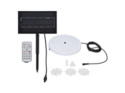 Rebe-lâmpada De Fonte Solar Led Rgb Submersível Ip66 Impermeável Para Jardim Piscina Exterior