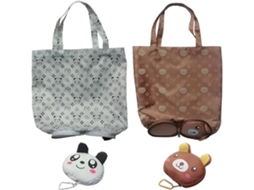 Conjunto De Duas Sacolas De Compras Dobráveis, Ecológicas, Reutilizáveis ​​e Laváveis, Ideais Para Compras Diárias, Viagens E Armazenamento. Aquaforge