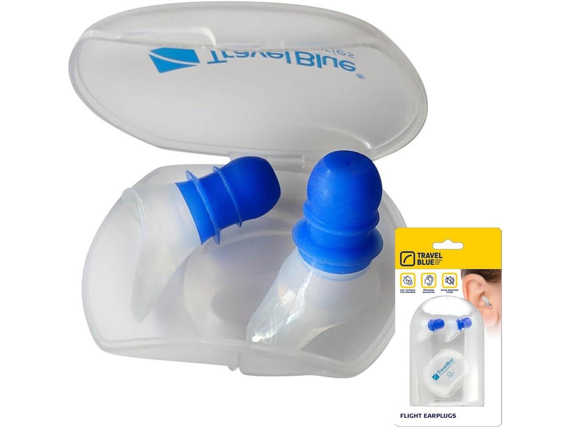 Protetores Auriculares Fly-Well TRAVEL BLUE