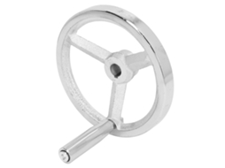 Roda Manual De Torno De 16x160 Mm, Ferro Fundido Cromado Com Cabo Removível Para Fresadoras E Máquinas De Lixar