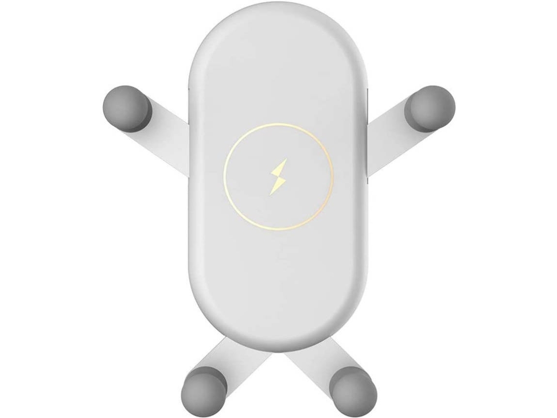 Carregador Carro Sem Fixação Carregamento Rápido YIZHOOD Branco