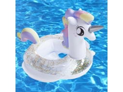 Boia inflável infantil para piscina até 20 kg brinquedo de banho branca SIURN
