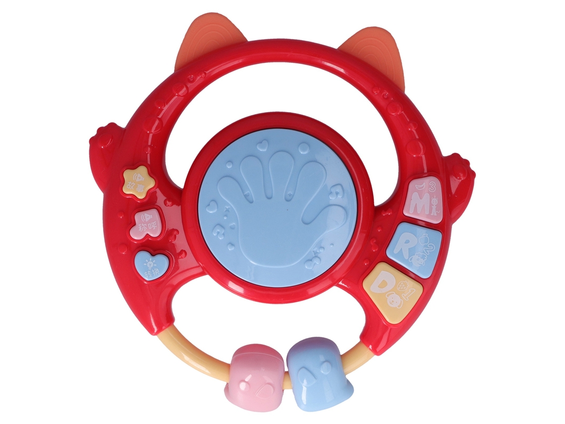 Brinquedo Musical Educativo Para Bebês: Bateria Eléctrica, Volante De Direção E Brinquedos Sensoriais Interativos