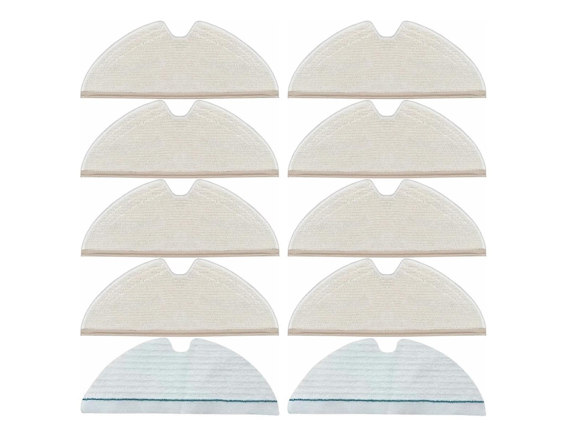 Conjunto de 10 Panos Limpeza para Aspirador Robô Q5 Pro/ Q8 Max/ Q8 Max +//+/ Max/ Max+/s5/s50/s51/s55/s5 Max BRILVIBERA