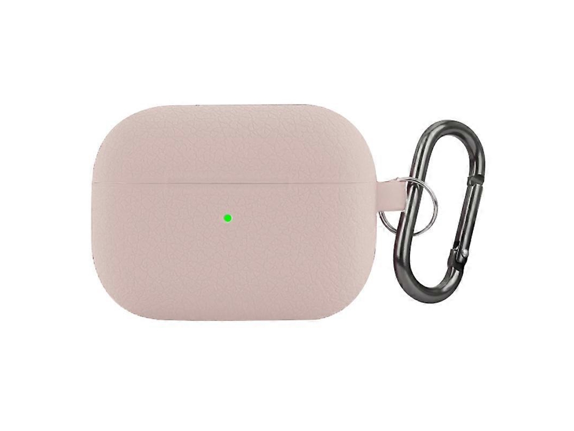 Capa protetora de silicone com textura de lichia para fones de ouvido sem fio AirPods Pro. GIECY