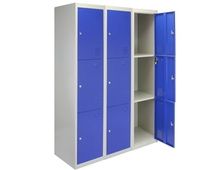 Estante MONSTER RACKING 3 Portas (Azul - 45x114x180cm)