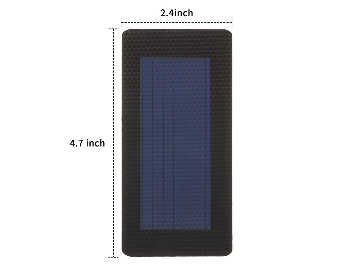 Painel Solar Flexível Primerox 0.3w/2v, bendável, 120x60mm, para luzes e brinquedos