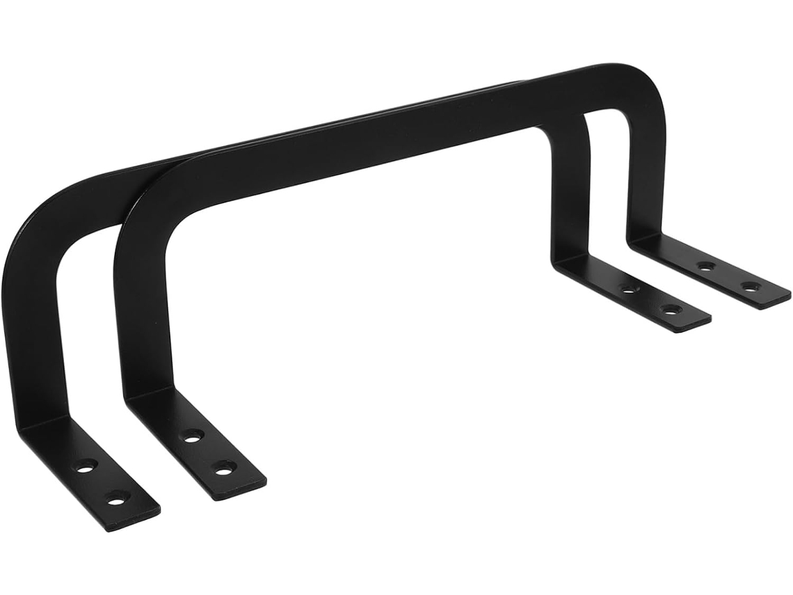 Alipis 2 Peças De Fixadores Colchão, Aço Laminado A Frio, Preto, Design Simples Para Evitar Que O Colchão Deslize E