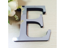 26 adesivos de parede em acrílico com efeito espelhado 3D