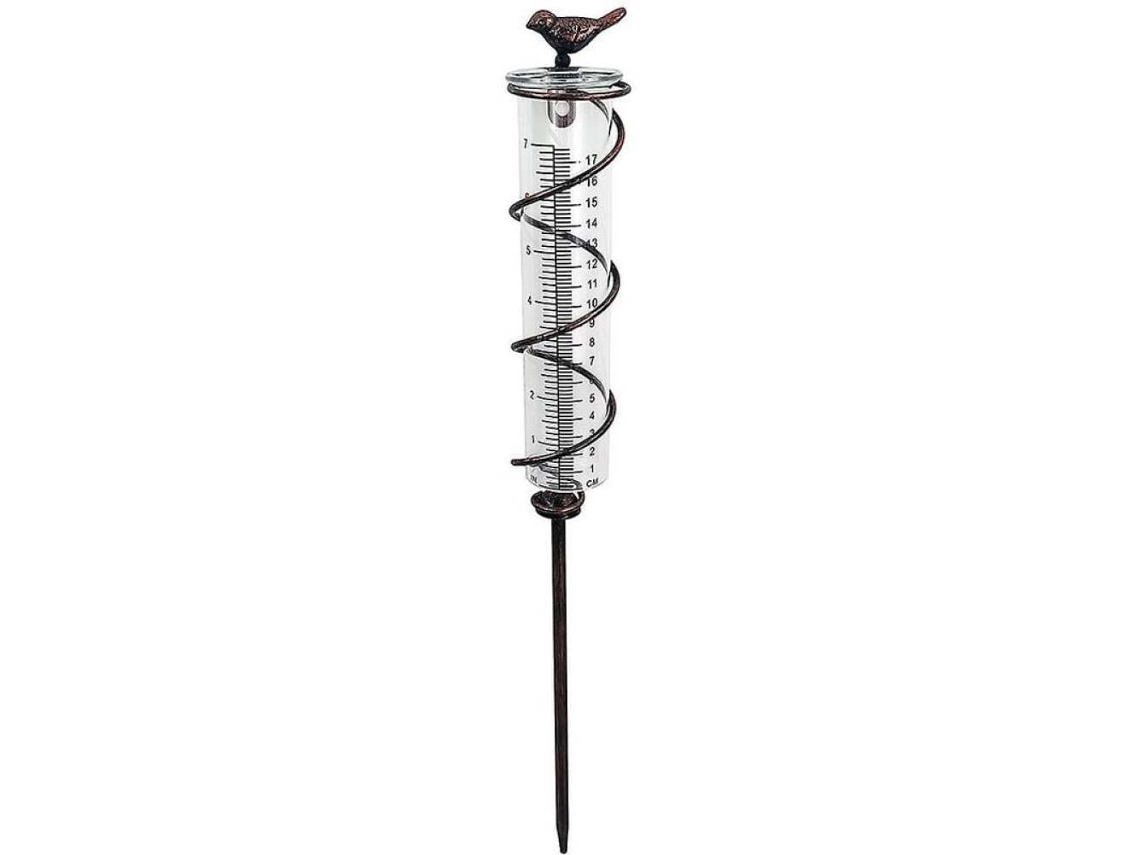 Medidor De Chuva Em Espiral Medidor De Água Da Chuva Em Vidro Para Jardim
