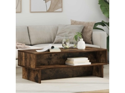 Vidaxl Mesa De Centro Carvalho Defumado 100 X 46 X 35 Cm