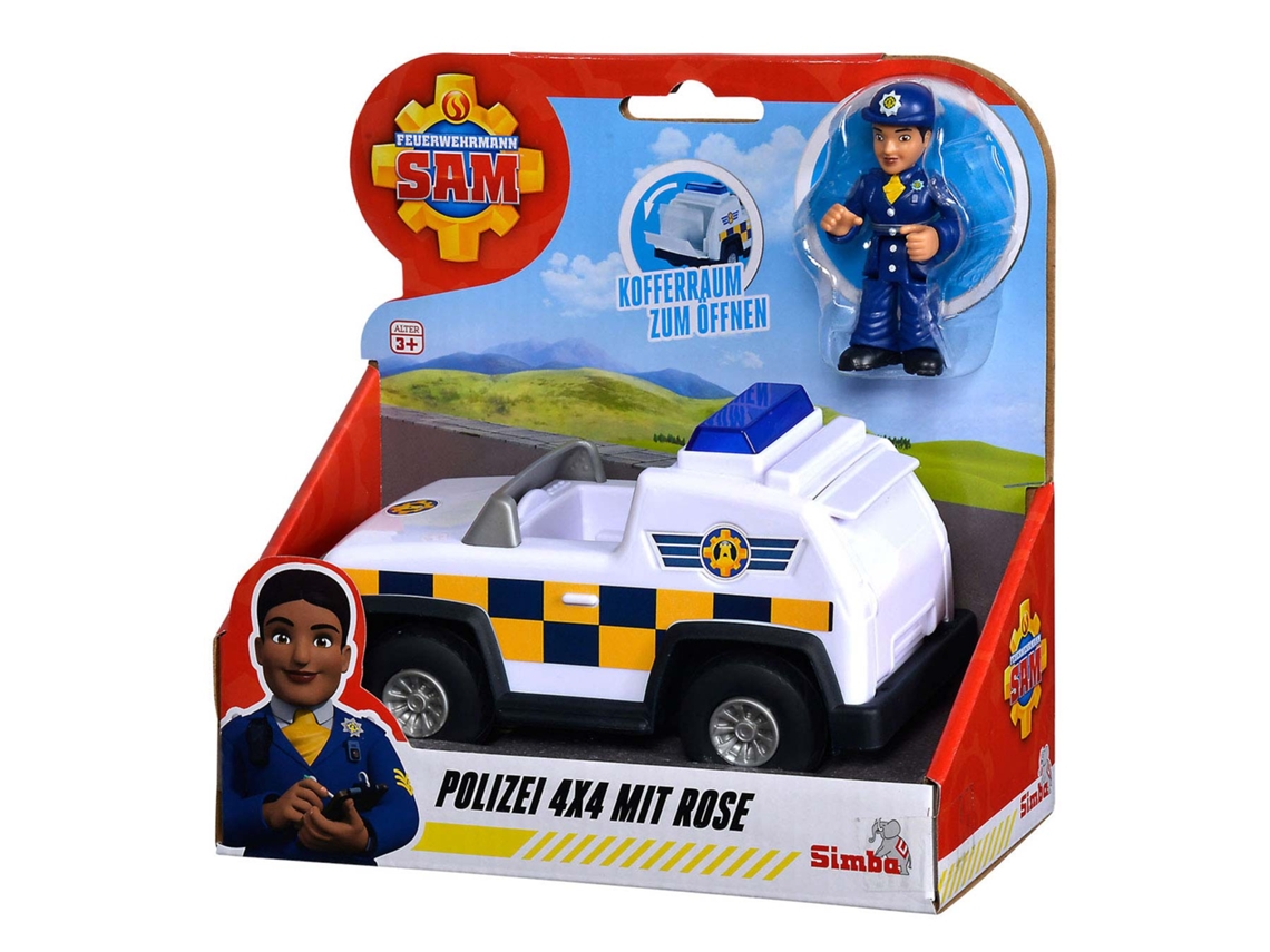 Bombeiro Sam Polícia Jeep 4x4 Jeep De Brinquedo Com Figura Simba