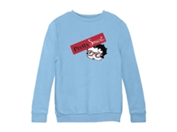 Oculos dá um toque de Betty Boop. Bonita. Inteligente. Moletom infantil.