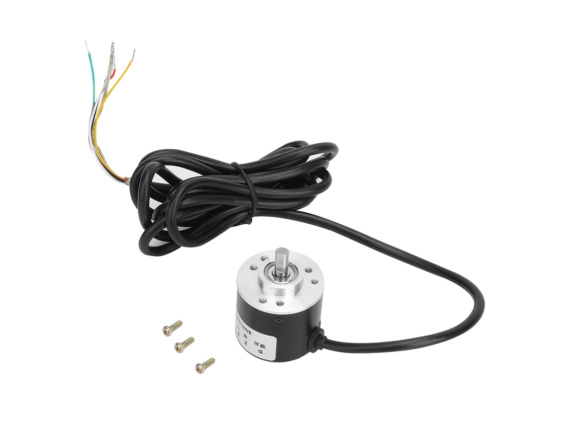 Encoder Rotativo 6mm 5-26v Sinal Ab 2m Cabo Brodeira