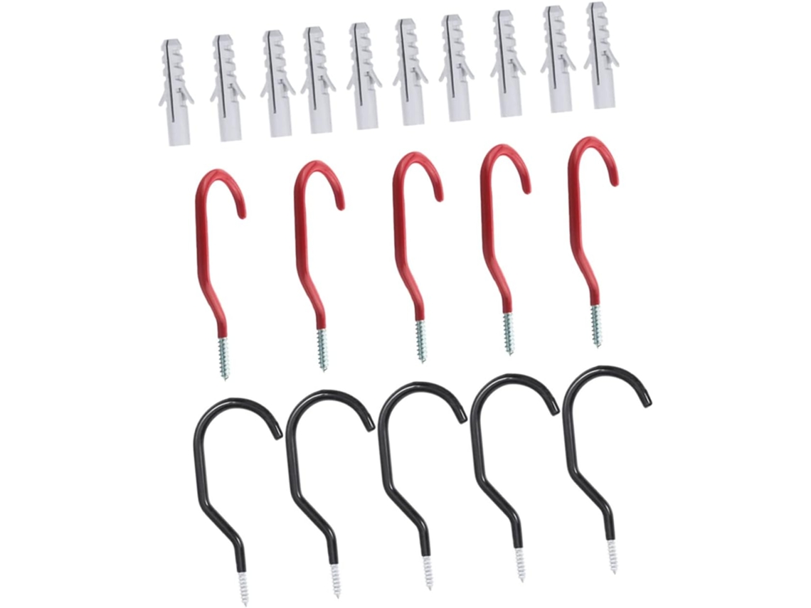 Conjunto De 10 Ganchos Para Guardar Bicicletas, Garagem E Jardim, Resi
