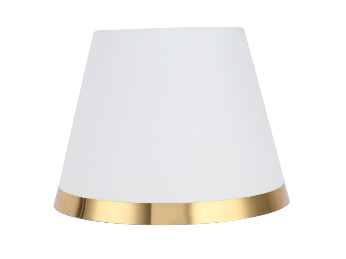 Abajur de Tecido Estilo Europeu Moderno para Lâmpada E27 Mesa Chão Decor Px129 Branco S/MARCA