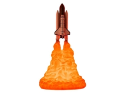 Lâmpada De Foguete Impressa Em 3d Lâmpada Lunar Lâmpada De Ônibus Espacial Luz Noturna Para Casa Inteligente Presente De Aniversário Slowmoose