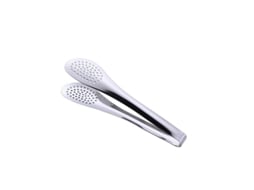 2026 pinza de Cozinha de Aço Inoxidável, 9in/23cm, Resistente Ao Calor, Antiderrapante para Carne, Legumes e Frutas
