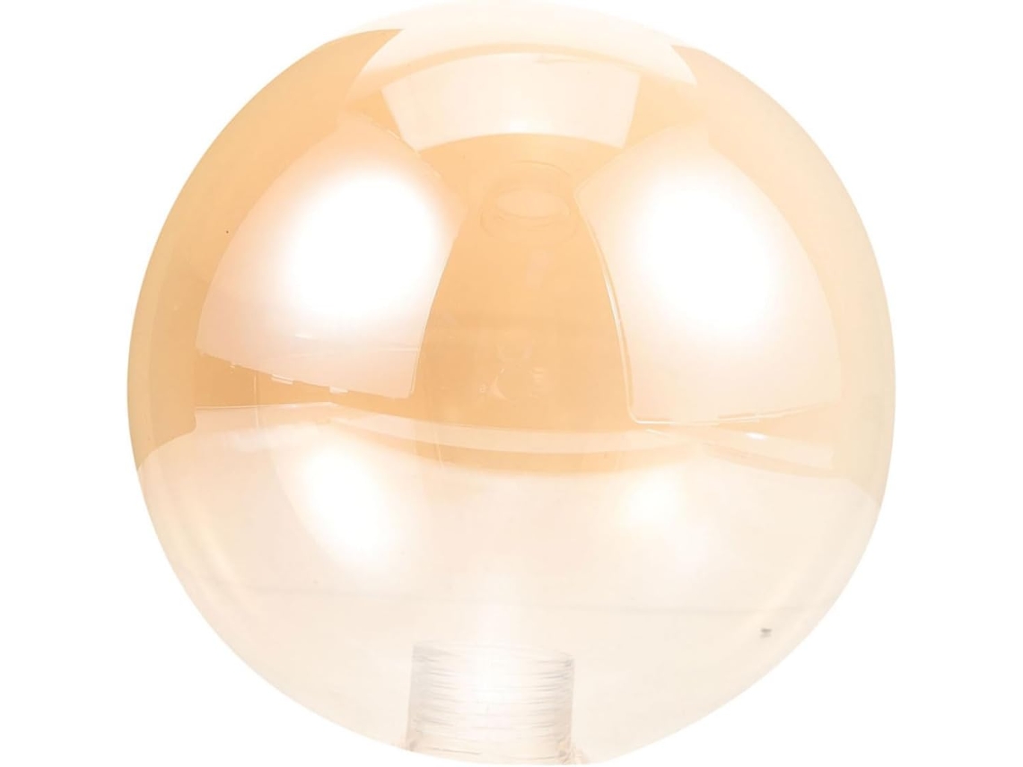Globo de Vidro Âmbar G9 com Bordas Arredondadas e Estrutura Simples para uma Luminária Pendente de Estilo Delicado. SFUSHOS
