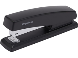 Grampeador Basics Com 1000 Grampos, Preto, Pacote Com 1 Unidade Aquaforge