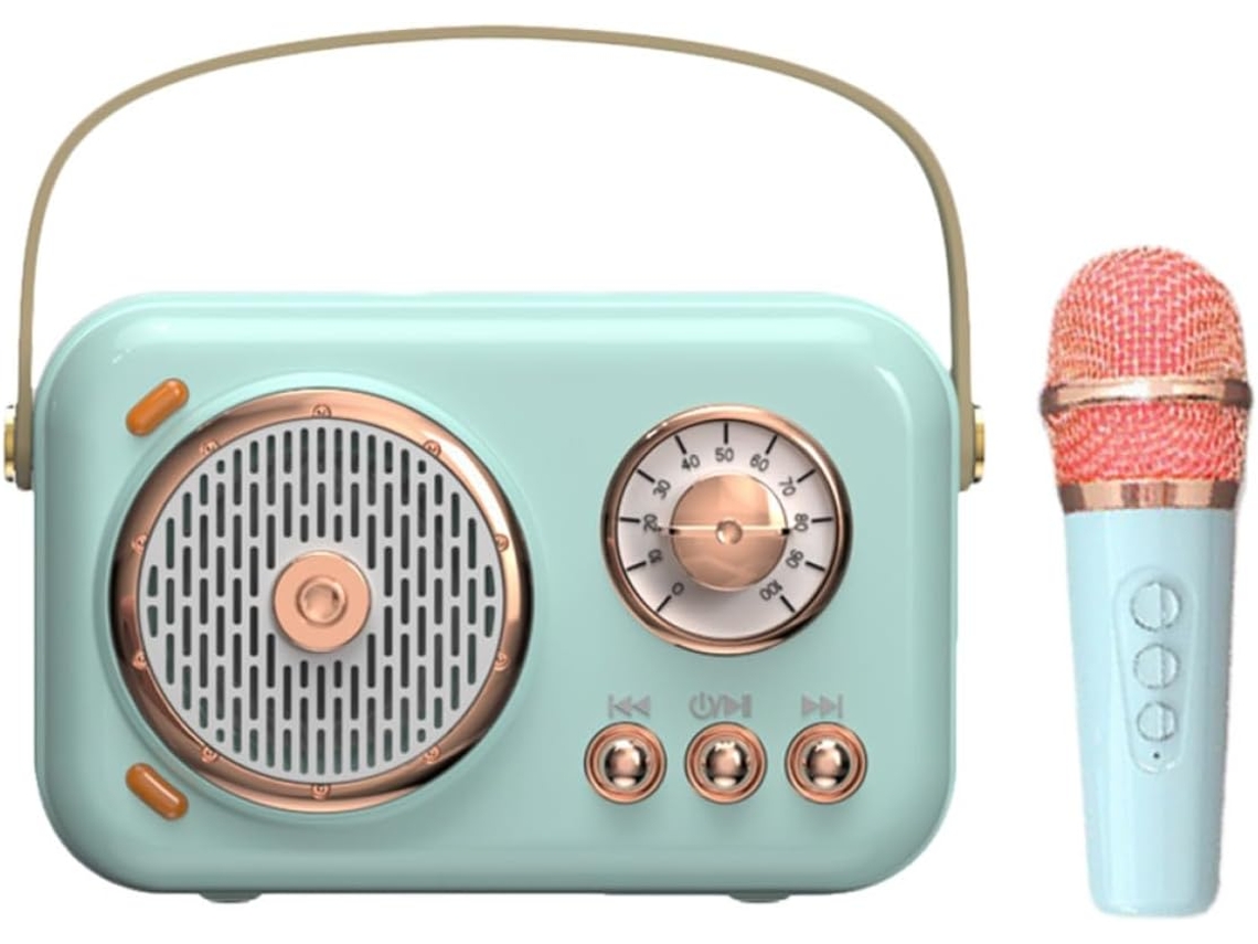 Mini Alto falante Portátil com Microfone Sem Fio, 10 W, Compatível SFUSHOS